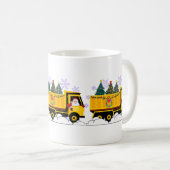 Santa Delivery Truck Kaffeetasse (VorderseiteRechts)