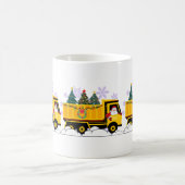 Santa Delivery Truck Kaffeetasse (Mittel)