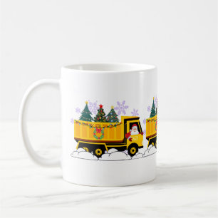 Santa Delivery Truck Kaffeetasse