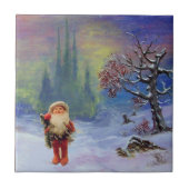 SANTA DER GNOME FLIESE (Vorderseite)
