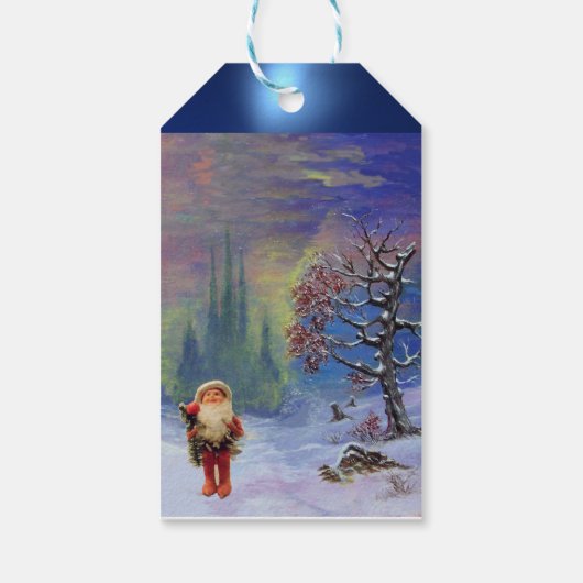 SANTA DER GNOME GESCHENKANHÄNGER (Rückseite)