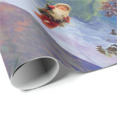 SANTA DER GNOME GESCHENKPAPIER (Rolleneckpunkt)