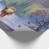 SANTA DER GNOME GESCHENKPAPIER (Ecke)