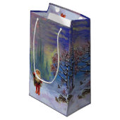 SANTA DER GNOME KLEINE GESCHENKTÜTE (Vorderseite Schrägansicht)