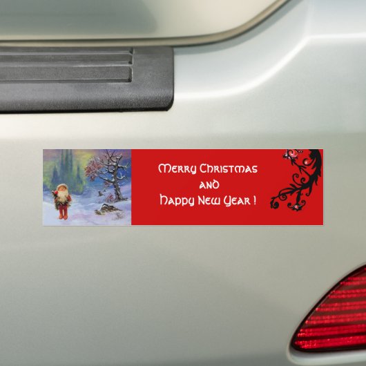 SANTA DER GNOMES AUTOAUFKLEBER (Auf Auto)