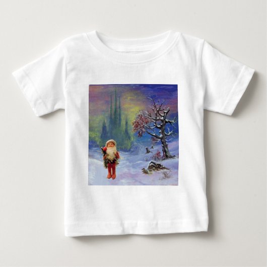 SANTA DER GNOMES BABY T-SHIRT (Vorderseite)