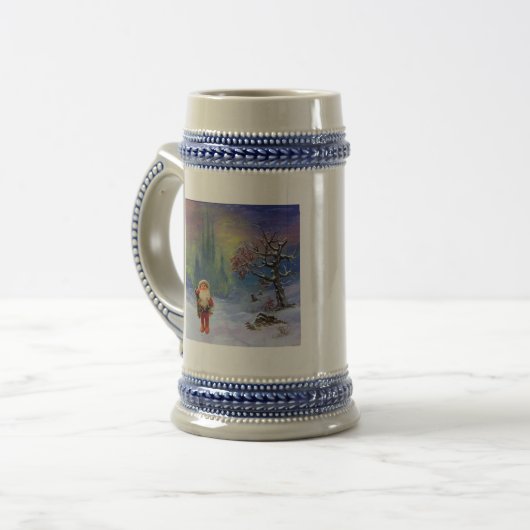 SANTA DER GNOMES BIERGLAS (Vorderseite Links)