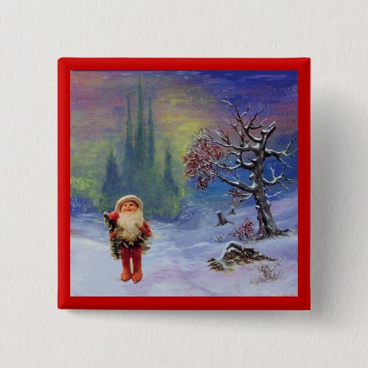 SANTA DER GNOMES BUTTON (Vorderseite)