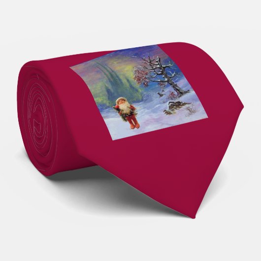 SANTA DER GNOMES KRAWATTE (Gerollt)
