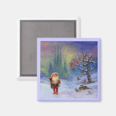 SANTA DER GNOMES MAGNET (Vorderseite/Rückseite)