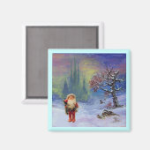 SANTA DER GNOMES MAGNET (Vorderseite/Rückseite)