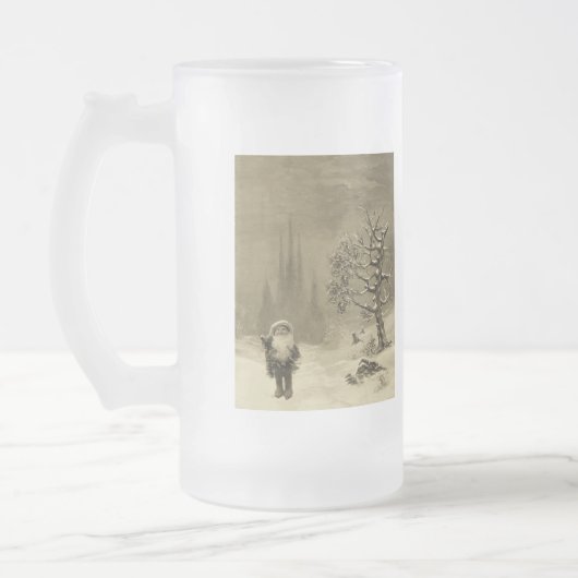 SANTA DER GNOMES MATTGLAS BIERGLAS (Links)