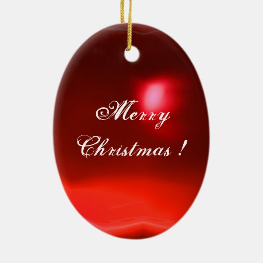 SANTA DER GNOMES MIT RED RUBY KERAMIK ORNAMENT (Hinten)