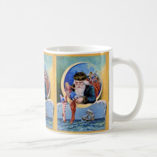SANTA DER SAILORS, MOON, CHRISTMAS SOCKS AND TOYS KAFFEETASSE (Rechts)