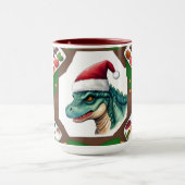 Santa Dinosaur Tasse (Zentrum)