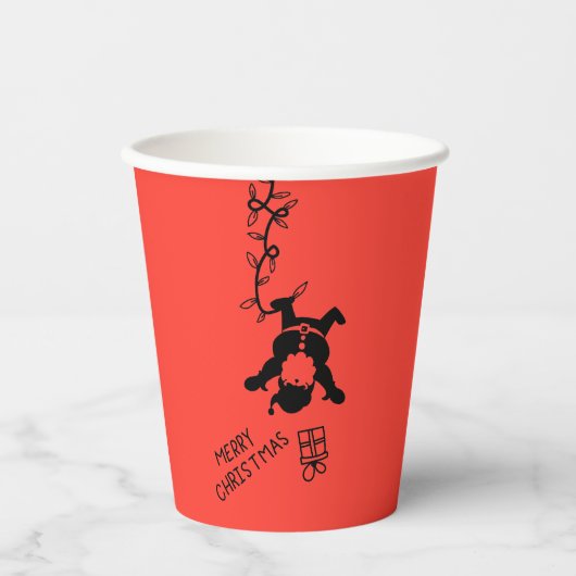 Santa Distribution Gifts Pappbecher (Vorderseite)