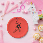 Santa Distribution Gifts Pappteller (Party)