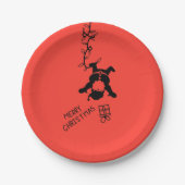 Santa Distribution Gifts Pappteller (Vorderseite)