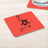 Santa Distribution Gifts Rechteckiger Pappuntersetzer (angewinkelt)