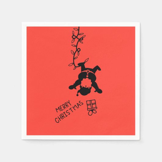 Santa Distribution Gifts Serviette (Vorderseite)