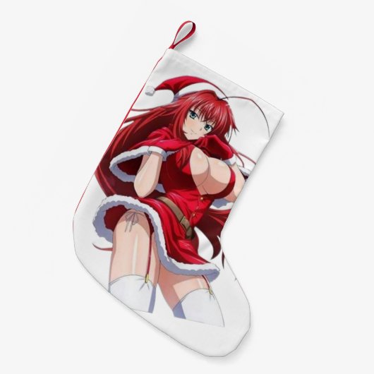Santa Diva Anime Winter Outfit Kleiner Weihnachtsstrumpf (Vorderansicht (hängend))