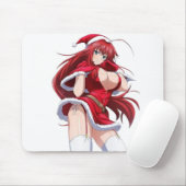 Santa Diva Anime Winter Outfit Mousepad (Mit Mouse)