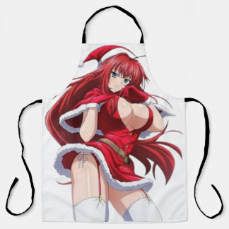 Santa Diva Anime WinterOutfit-All-Over Print Apron Schürze