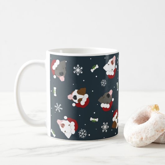 Santa Dogs Kaffeetasse (Mit Donut)