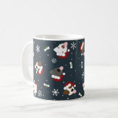 Santa Dogs Kaffeetasse (Vorderseite Links)