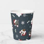 Santa Dogs Pappbecher (Rückseite)