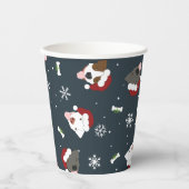 Santa Dogs Pappbecher (Vorderseite)