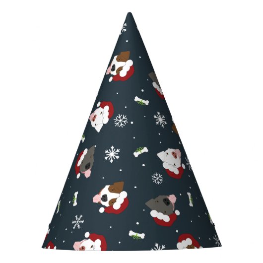 Santa Dogs Partyhütchen (Vorderseite)