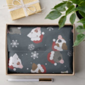 Santa Dogs Seidenpapier (Geschenk)