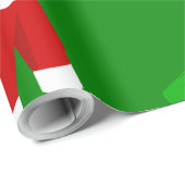 Santa Donald Trump lustige Weihnachten Geschenkpapier (Rolleneckpunkt)