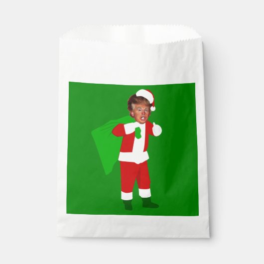 Santa Donald Trump lustige Weihnachten Geschenktütchen (Vorderseite)