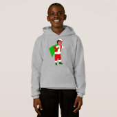 Santa Donald Trump lustige Weihnachten Hoodie (Vorne ganz)