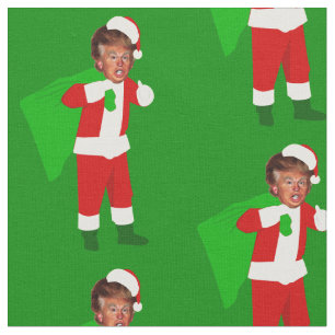 Santa Donald Trump lustige Weihnachten Stoff