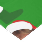Santa Donald Trump lustige Weihnachten Tischdecke (Schrägansicht)