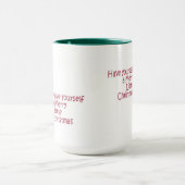 Santa Doodle Dog Tasse (Zentrum)