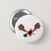 Santa Dragon Button (Vorne & Hinten)