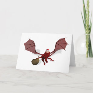 Santa Dragon Feiertagskarte