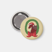 Santa Dragon Magnet (Vorderseite/Rückseite)