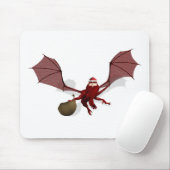 Santa Dragon Mousepad (Mit Mouse)