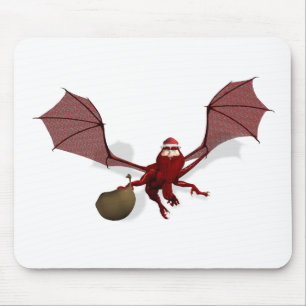 Santa Dragon Mousepad