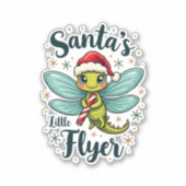 Santa Dragonfly Aufkleber (Vorderseite)