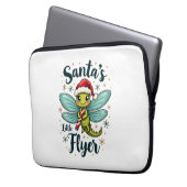 Santa Dragonfly Laptopschutzhülle (Vorderseite Links)