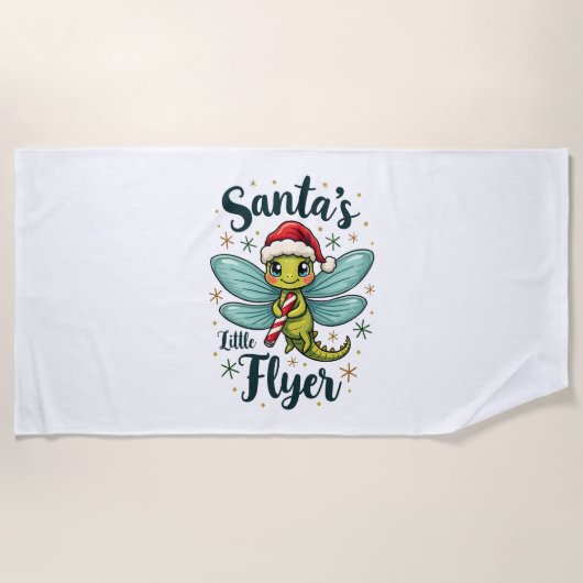 Santa Dragonfly Strandtuch (Vorderseite)