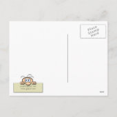 Santa Duck Feiertagspostkarte (Rückseite)