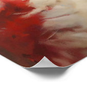 Santa Duck Vintag Portrait Viktorianisch Poster (Ecke)