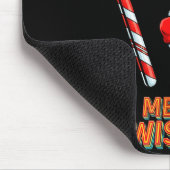 Santa Dunking Merry Swishmas Basketball Christmas Mousepad (Ecke)